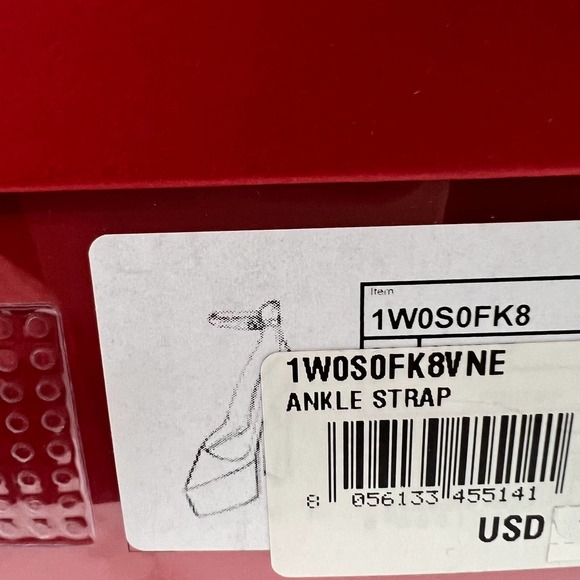 New Valentino Garavani Tan-Go Platform Pump Pink Patent Leather Sz 38.5 / 8.5 US - Picture 12 of 16